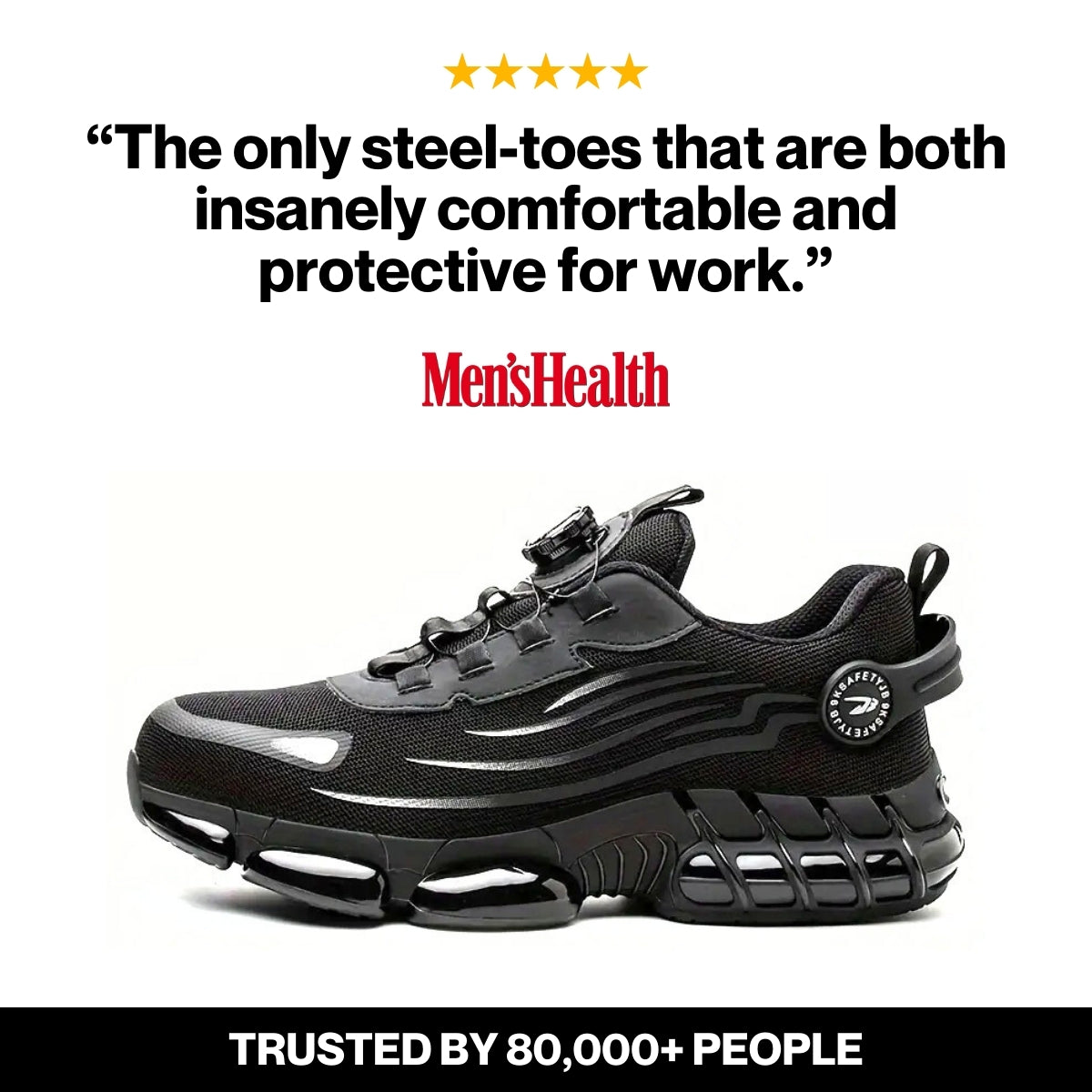 Healthy & Protective Steel Toe Sneakers