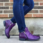 WOMEN ZIPPER WATERPROOF ANKLE-SUPPORT BOOTS 2025