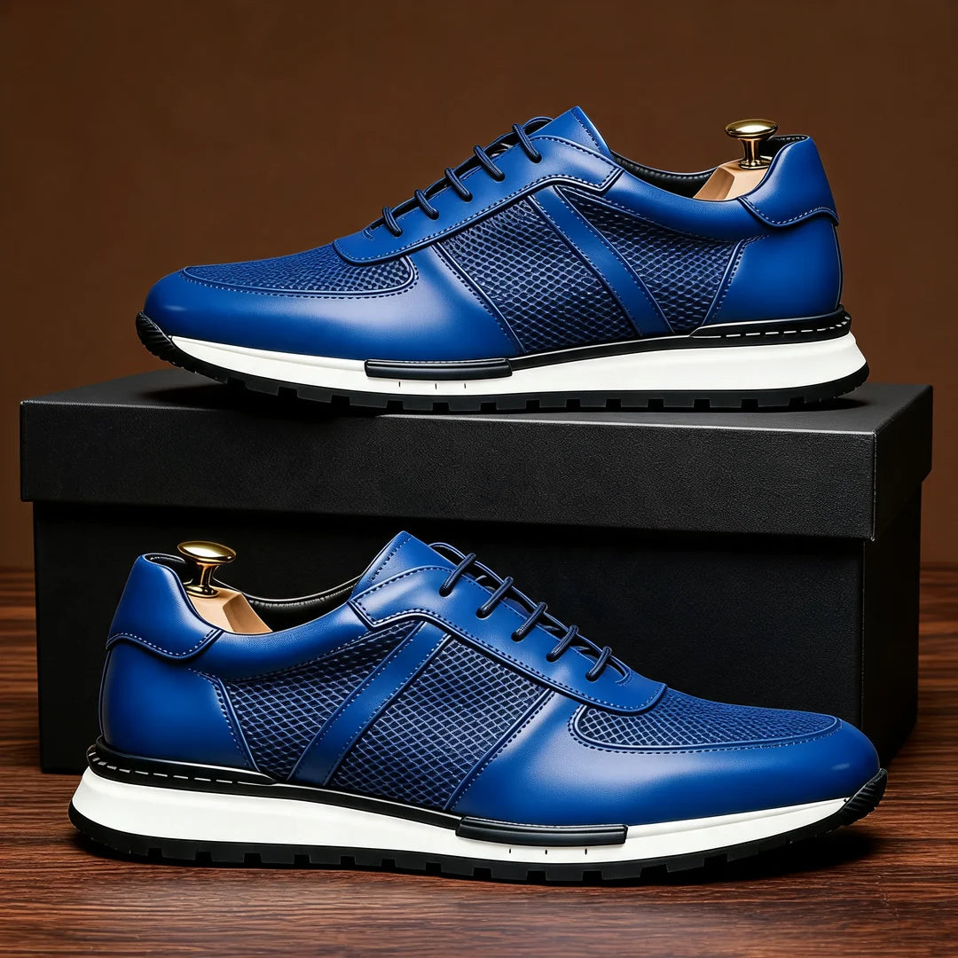 DAVID MILLER LEATHER SNEAKERS